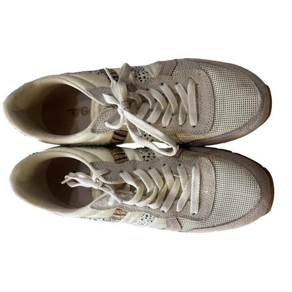 Gola Anthropologie Daytona Safari Animal Print Sneakers Size 9 US Shoe Workout - Picture 5 of 5